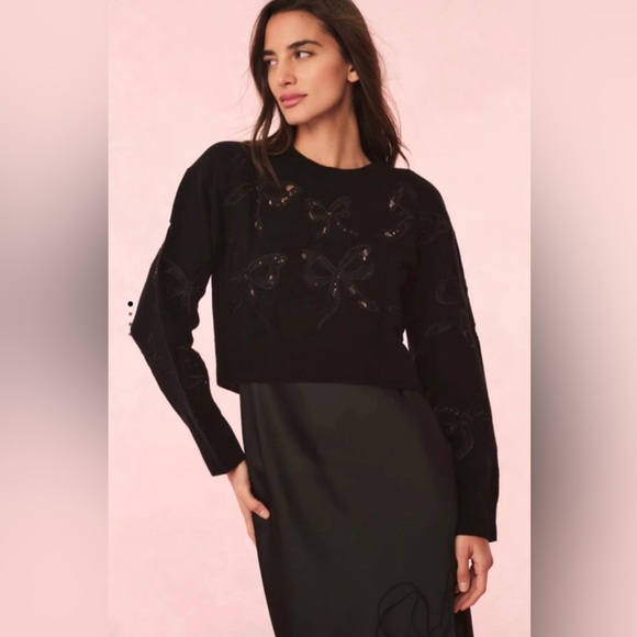 LoveShackFancy Parson in Black Sz M - Picture 1 of 4